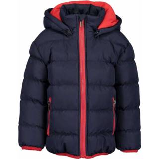 👉 Winterjas polyester jongens donkerblauw Blue Seven