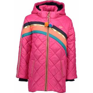 👉 Winterjas polyester meisjes magenta Kidz-art