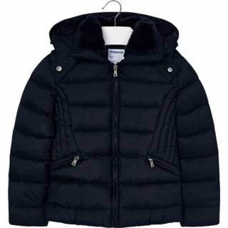 👉 Winterjas polyester meisjes donkerblauw Mayoral