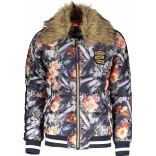 👉 Winterjas polyester meisjes all over print NoBell