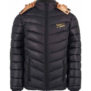 👉 Winterjas polyester meisjes zwart Retour Denim