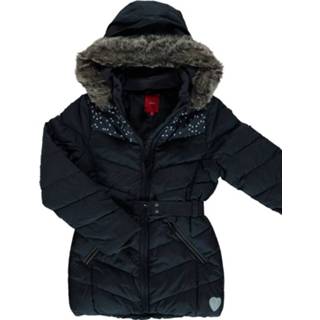 👉 Winterjas polyester meisjes donkerblauw S.Oliver