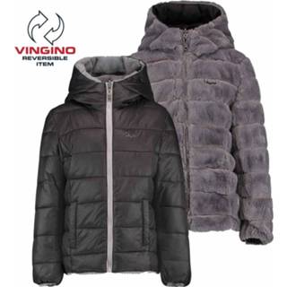 👉 Winterjas polyester meisjes zwart Vingino