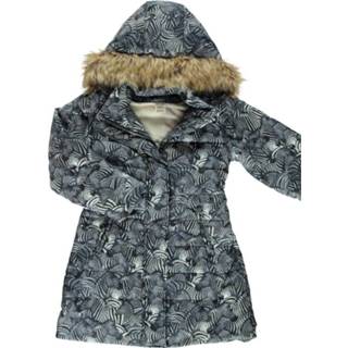 👉 Winterjas polyester meisjes donkerblauw Jottum