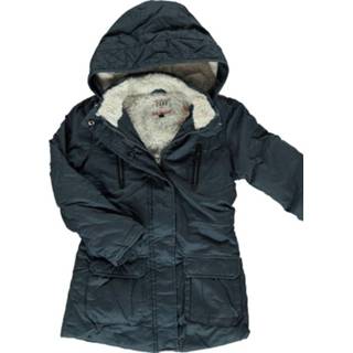 👉 Winterjas katoen meisjes donkerblauw Cars