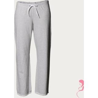 👉 Pyjamabroek grijs wit XL Boob zwangerschaps met gestreept 8716669584653