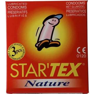 👉 Condoom transparante latex transparant Startex Nature - 3 Condooms