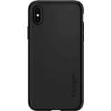 👉 Glass protector hard kunststof XS zwart Spigen - Thin Fit 360 Case iPhone Max + 8809613763676