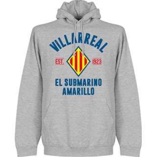 👉 Sweater grijs s m l XL XXL Villarreal Established Hooded - 5059067012148 5059067012131 5059067012124 5059067012155 5059067012162