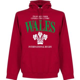 👉 Sweater rood Wales Rugby Hooded -