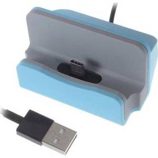 👉 Dockingstation blauw USB 3.1 Type-C Docking Station XBX-01 - 5712579724281