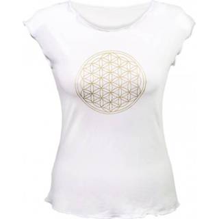 👉 Yoga tshirt active m wit T-shirt met'Bloem des Levens'- 8719497616640