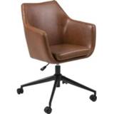 👉 Bureau stoel zitmeubelen Bureaustoel 'Rikke' PU-leder, kleur cognac 5705994909593