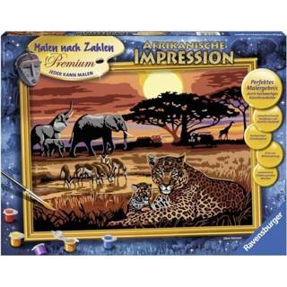 👉 Ravensburger Schilderen op nummer Serie premium B Afrikaanse impressie 4005556288199