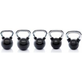Kettlebellset rubber Muscle Power Kettlebell-set Rubber/Chrome 4 - 20 kg