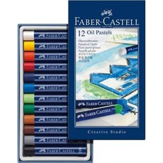 👉 Krijt active 12x oliepastelkrijt Faber castell 11mm