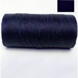👉 Klos polyester active blauw Macrame Koord - NACHTBLAUW / MIDNIGHT BLUE Waxed Cord 914 cm 1mm dik 7436938722777