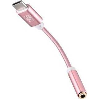 👉 Audio adapter rose goud Hat Prince USB 3.1 Type-C / 3.5mm - Gold 5712579735683