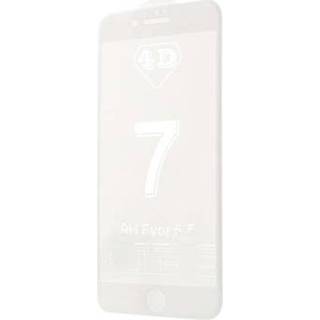 👉 Screenprotector wit IPhone 7 Plus 4D Full Size Glazen - 5712579921833