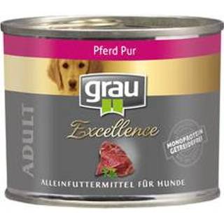 👉 GRAU Excellence Adult Paard Puur - 6 x 200 gram 4027671063161