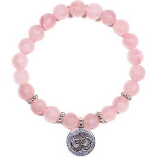 Armband roze kwarts elastisch active Mala Rozenkwarts met OHM 8719497613441 7448127999990