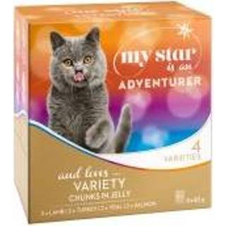 👉 Kattenvoer My Star is an Adventurer - Gemengd pakket 8 x 85 g (4 soorten) 4260358517629