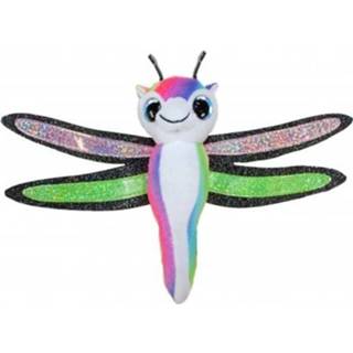 👉 Knuffel multicolor pluche junior Lumo Stars Dragonfly Drago 15 cm 6416739553443