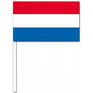 👉 Papier active multi Zwaaivlaggetjes Nederland 50 stuks