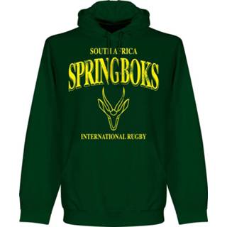 👉 Sweater groen Zuid Afrika Spingboks Rugby Hooded - Donkergroen