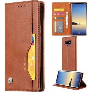 👉 Portemonnee bruin Card Set Serie Samsung Galaxy Note9 Wallet Case - 5712579935014