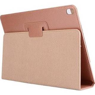 👉 Roze goud kunstleer stand flip hoes sleepcover - iPad Pro 10.5 inch roze/goud 660042280688