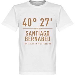👉 Shirt wit Real Madrid Santiago Bernabeu Coördinaten T-Shirt -