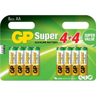 👉 GP Batteries 15A Super Alkaline 8x AA Multipack batterij