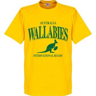 👉 Shirt geel Australië Wallabies Rugby T-shirt -