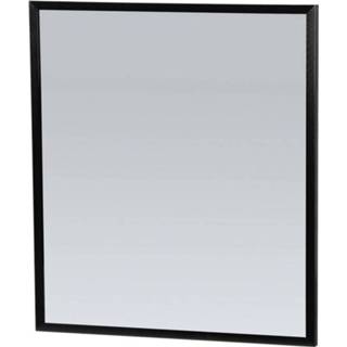 👉 Spiegel zwart aluminium rechthoek wand Topa Silhouette 60x70x2.5 cm 8719304445890