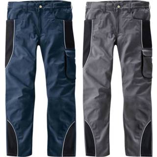 👉 Werk broek active 52 marineblauw zwart Werkbroek met reflecterende rand marineblauw/zwart maat 4031973087466