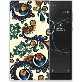 👉 Sony Xperia L1 TPU Hoesje Design Barok Flower 8718894994511