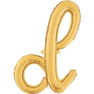 👉 Goud D Script Gold Foil Letter 24in/61cm