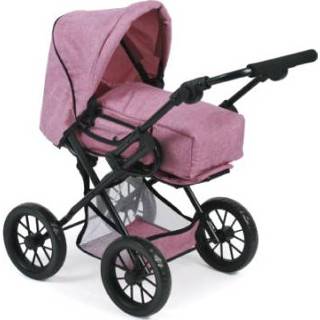 👉 Spijkerbroek roze meisjes BAYER CHIC 2000 Combi-Poppenwagen LENI, Jeans pink 4004181560700