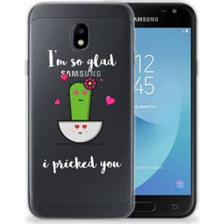 👉 Samsung Galaxy J3 2017 TPU Hoesje Design Cactus Glad 8718894702383