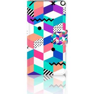 👉 Google Pixel Boekhoesje Design Blocks Colorful 8718894722824