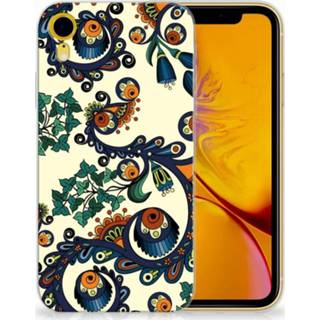 👉 Apple iPhone Xr TPU Hoesje Design Barok Flower 8718894729984