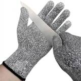 👉 Glove steel Anti-cut Gloves Safety Cut Proof Stab Resistant Stainless Wire Metal Mesh Kitchen Butcher Food Cut-Resistant