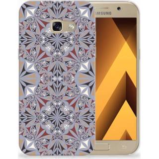 👉 Samsung Galaxy A5 2017 TPU Hoesje Design Flower Tiles 8718894796382