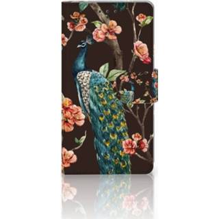 👉 Sony Xperia Z2 Boekhoesje Design Pauw met Bloemen 8718894809105