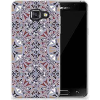 👉 Samsung Galaxy A3 2016 TPU Hoesje Design Flower Tiles 8718894809549