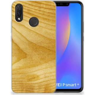 👉 Hout Huawei P Smart Plus Uniek TPU Hoesje Licht 8718894823217