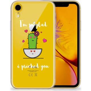 👉 Apple iPhone Xr TPU Hoesje Design Cactus Glad 8718894834091