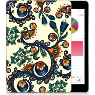 👉 Tablethoes Apple iPad 9.7 2018 | 2017 Tablethoesje Design Barok Flower 8718894841440