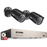 👉 Bewakingscamera ZOSI 4CH DVR CCTV System 2CH/4CH 1.0 MP IR Outdoor Security Cameras 720P HDMI TVI 1200TVL Surveillance Kit